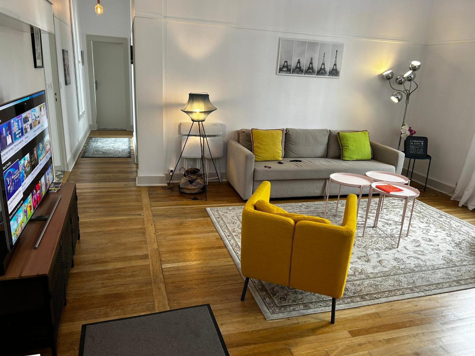 Martroi - Coeur De Ville - 3 Pieces 80 M2 Tv - Internet Haut Debit - Loisirs Et Affaires Orléans Esterno foto